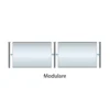 Pensilina 120x80 in Policarbonato Alveolare Trasparente Modulare