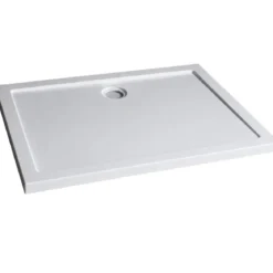 Piatto Doccia Acrilico 70 80 90 100 120 140 5cm Rettangolare Bianco con Piletta