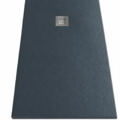 Piatto Doccia Nero Effetto Pietra Solidstone Tagliabile 70 80 90 100 120 140