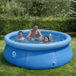 Piscina Autoportante 240x63 cm con Pompa Filtro 300 gal Cartuccia