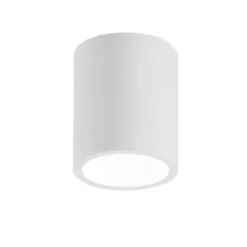 Plafoniera in Gesso Verniciabile Lampada da Soffitto Faretto Bianco