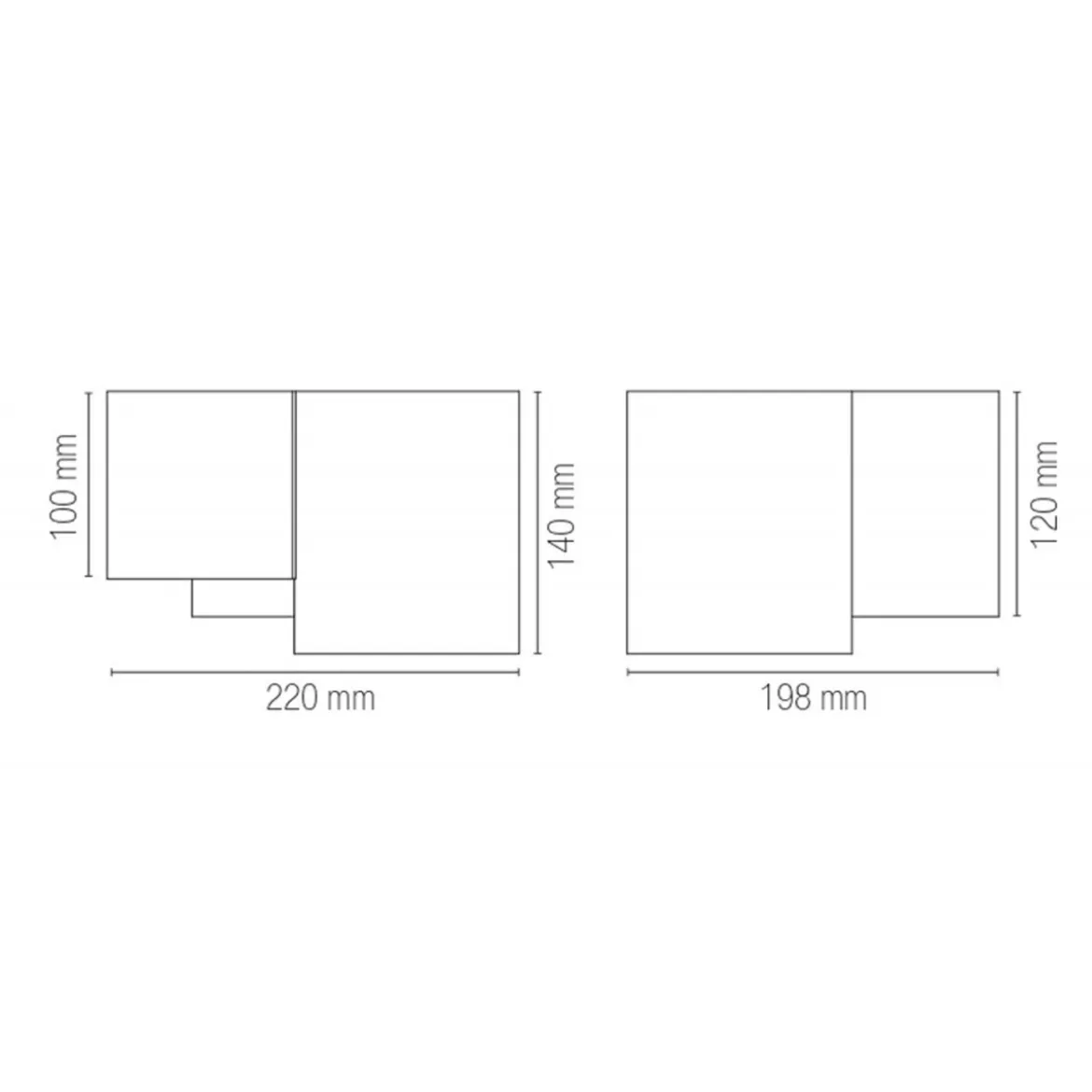 Plafoniera in Gesso Verniciabile 3 Punti Luce da Soffitto Faretto Bianco