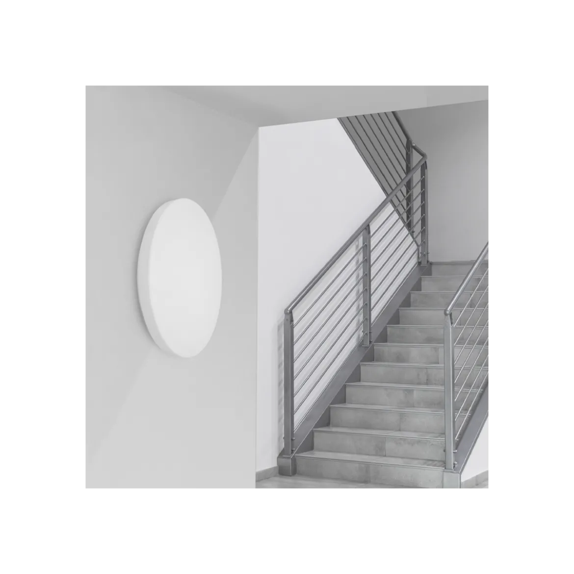 Plafoniera tonda per Interni slim Bianca a Led 2200 lumen