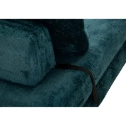 Poltrona Letto Bouclé Compressa Petrolio Moderna per Salotto Camera
