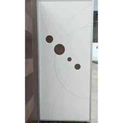 Porta Blindata con Pannello Inserti Giove in Vetroresina per Esterno