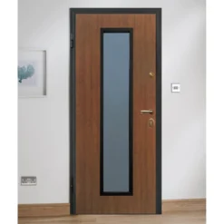 Porta Blindata con Vetro Portone da Esterno Portoncino Prezzi Antisfondamento