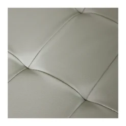Pouf Contenitore Poggiapiedi in Ecopelle Rettangolare 76x38 cm