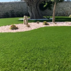 Prato Sintetico Drenante 25 mm 1x5 m Erba Verde Realistica da Esterno