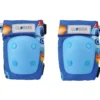 Protezioni per Bambini XXS per Gomiti Ginocchia Blu Imbottito Velcro