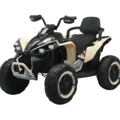 Quad Elettrico per Bambini 24V Beige ATV Safari Telecomando MP3