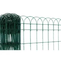 Rete Aiuola Ornamentale 40 cm Altezza Cavatorta Rotolo 25 Metri Zincata Verde