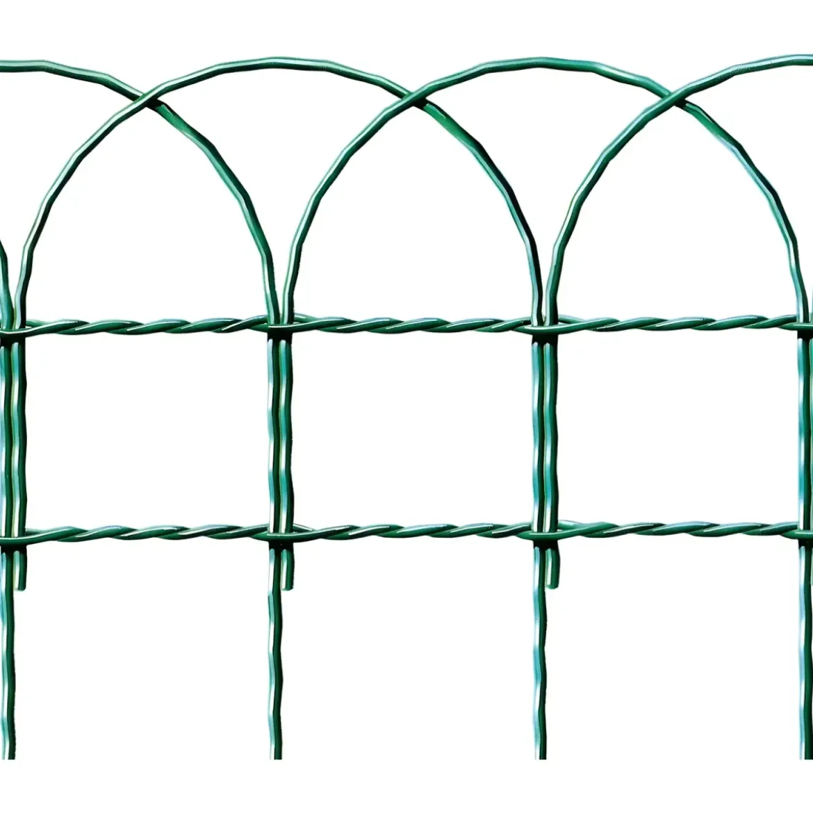 Rete Aiuola Ornamentale 65 cm Altezza Cavatorta Rotolo 25 Metri Zincata Verde