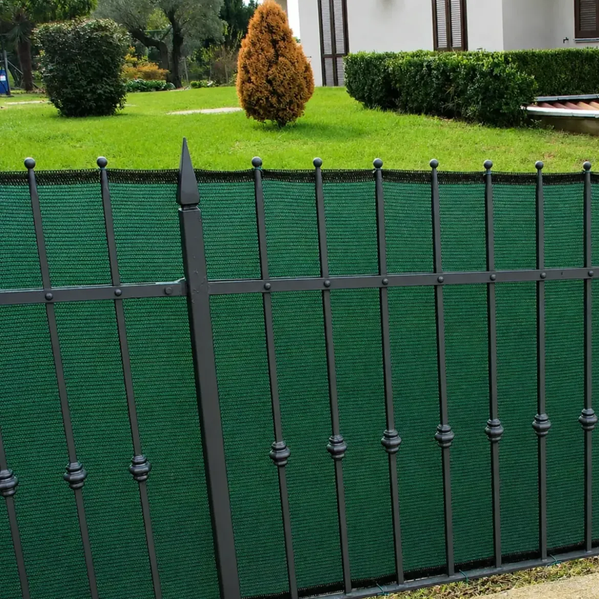Rete Ombreggiante 90 Verde 1,2x100 m 85 g/m2 con Asole da Esterno