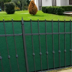 Rete Ombreggiante 1,5x10 m Copertura per Giardino Recinzione Verde Asole