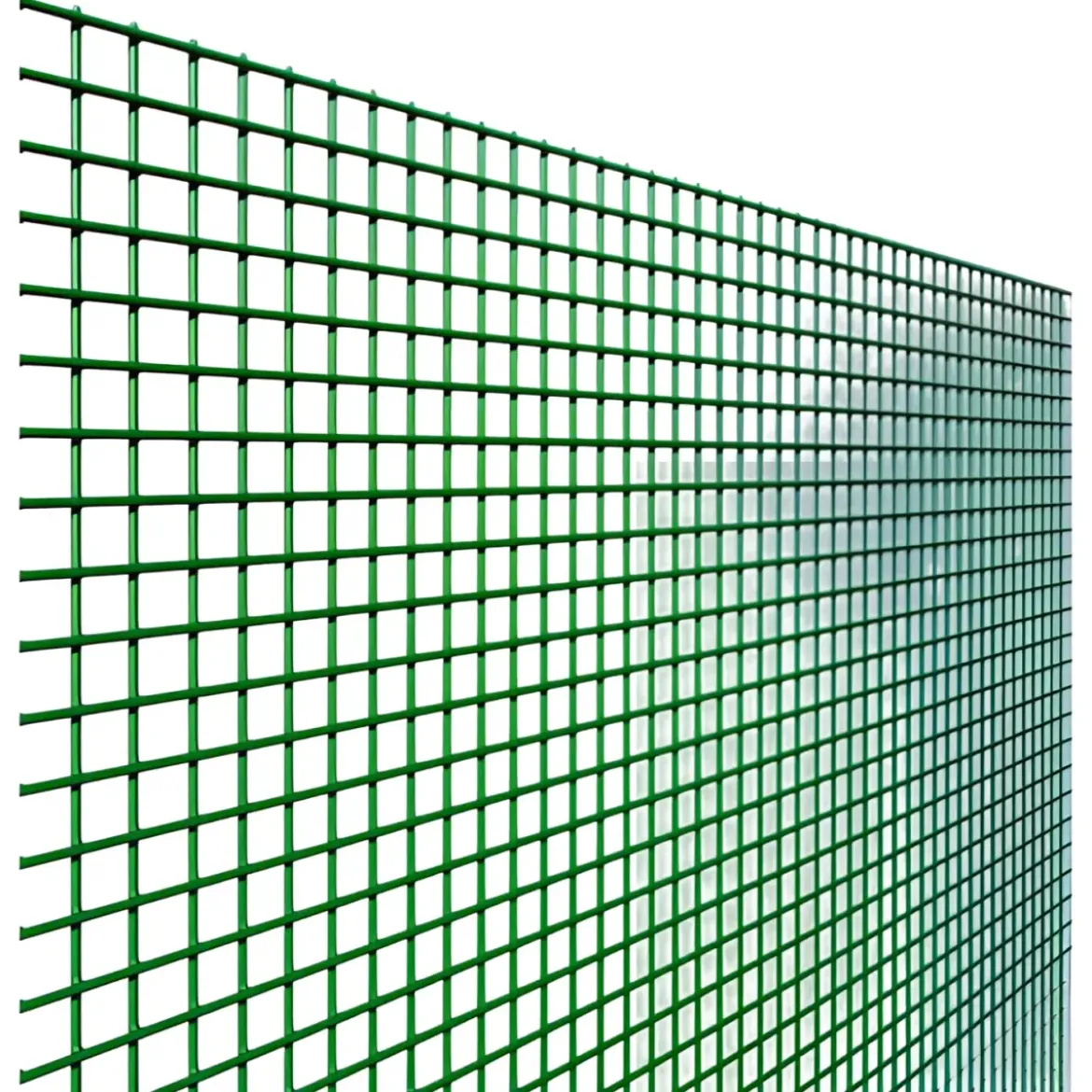 Rete Recinzione plastificata maglia 12x12 filo 1.2mm 120h Verde 25mt
