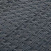 Rotolo Frangivista Rattan Artificiale Antracite 1x3m Copertura Privacy