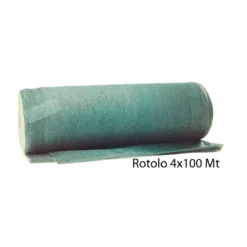 Rotolo Rete Ombreggiante Verde 4x100 Mt Terrazzo Balcone Giardino Frangivista