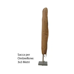 Sacca Custodia Copri Ombrellone 3x3 Palo Centrale da Esterno Giardino Telo