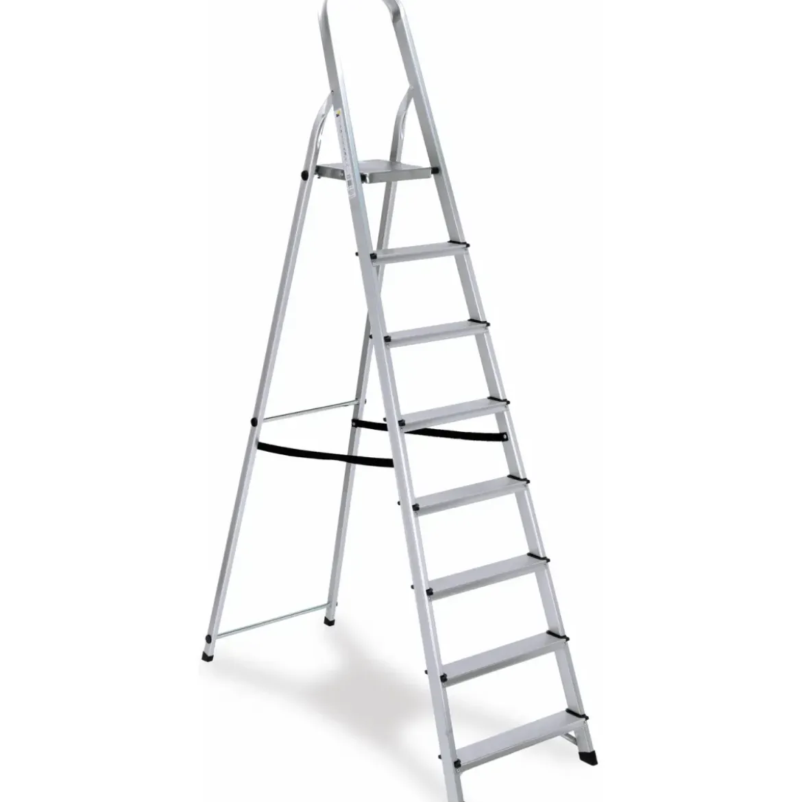 Scala 8 Gradini in Alluminio Domestica Soppalco Scalini Max 150kg Palchettone