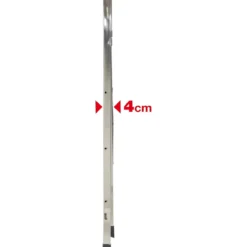 Scaletta Pieghevole 2 Gradini Antiscivolo Facal in Alluminio da Casa