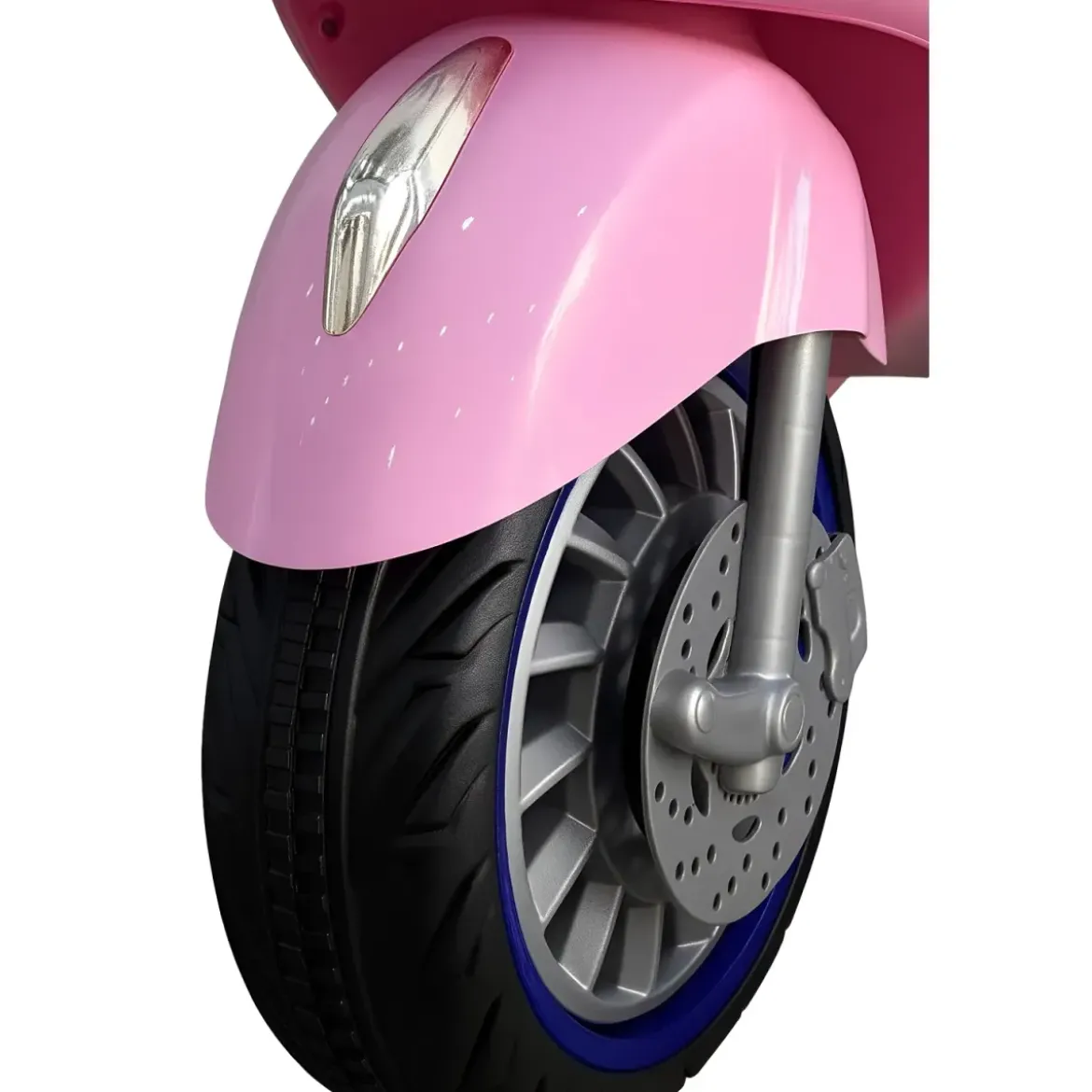 Scooter Elettrico per Bambini Happy Rosa Doppia Velocità e MP3