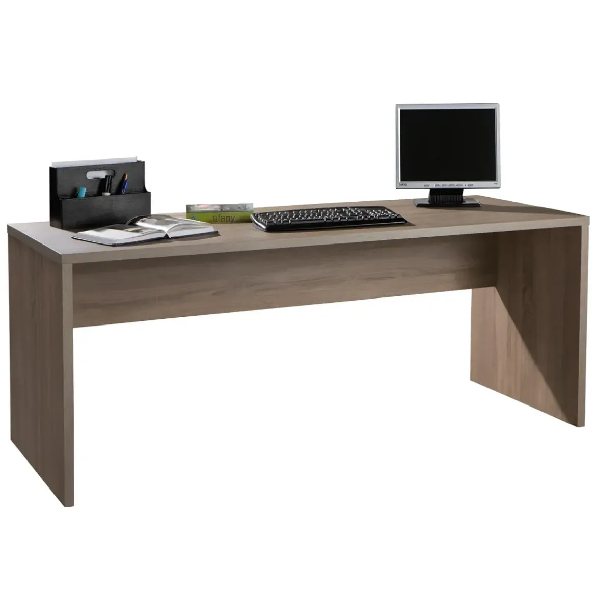 Scrivania da Ufficio Design Direzionale in Legno 178x69x74,5 cm