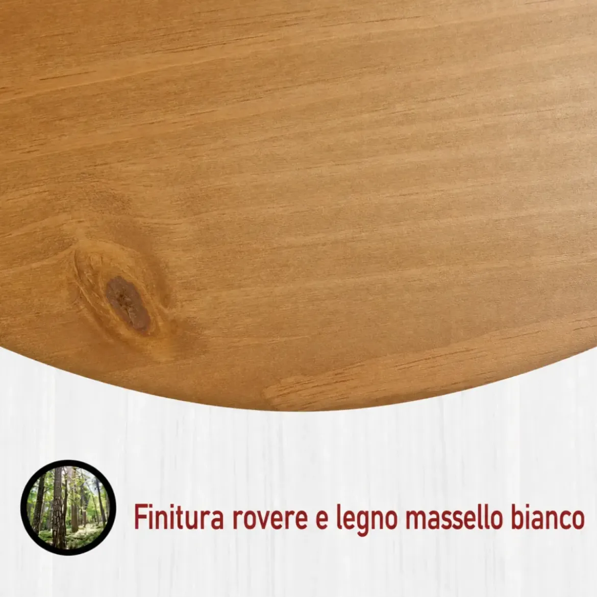Scrivania in Legno Massello Bianco Rovere Cassetto Anta Camera Studio