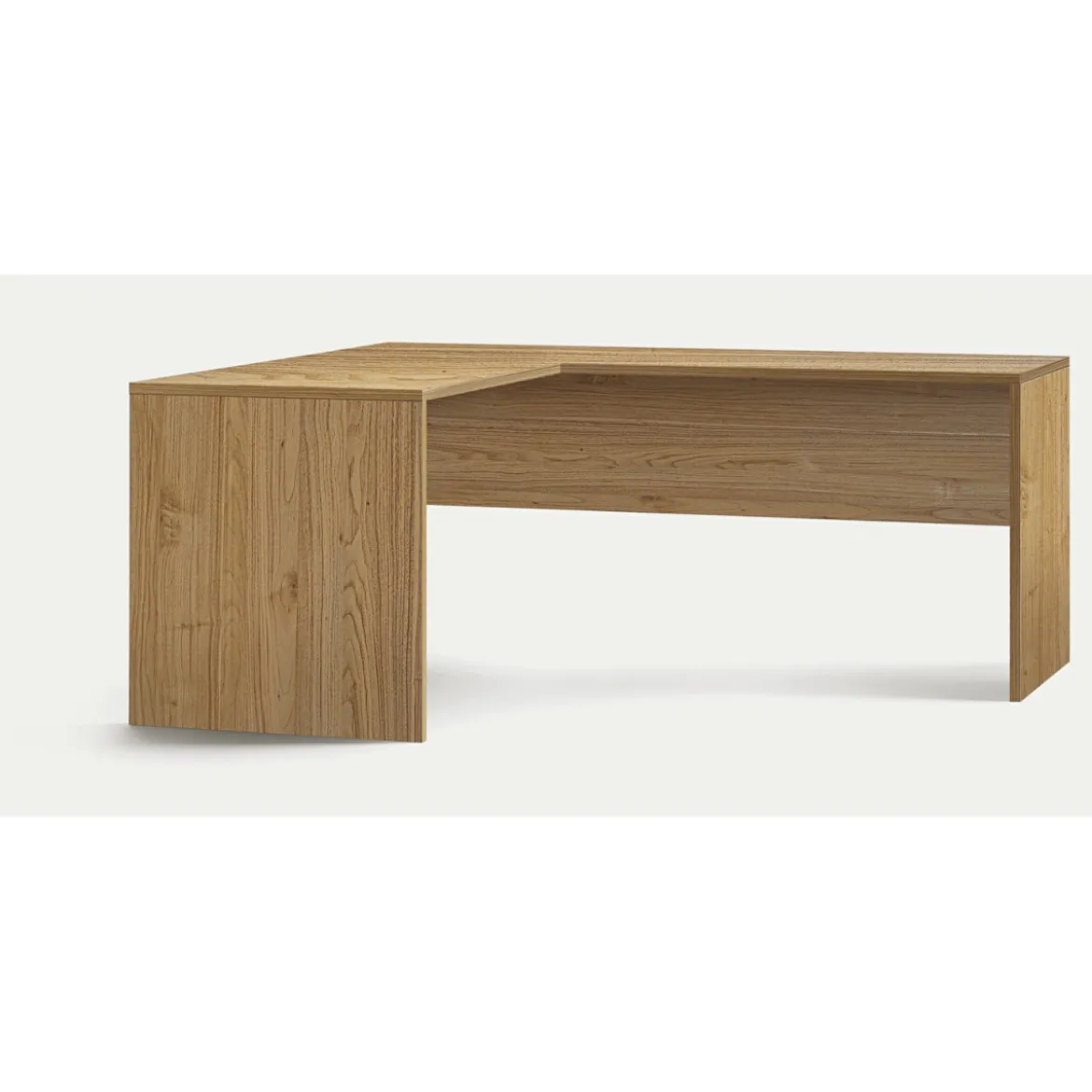 Scrivania 160x150 Legno Angolare Sinistra Noce Moderna Ufficio Studio