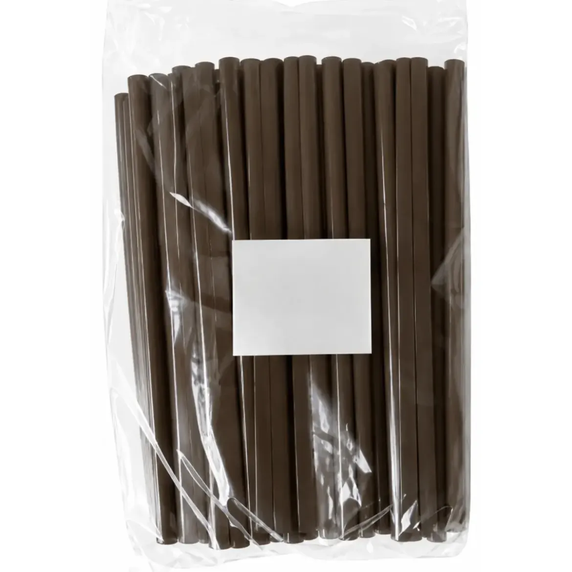 Set 20 Clip Finecorsa per Rotolo Frangivista in PVC Marrone 19 cm