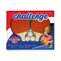 Set Ping Pong 2 Racchette 3 Palline Rete Inclusa Tennis da Tavolo