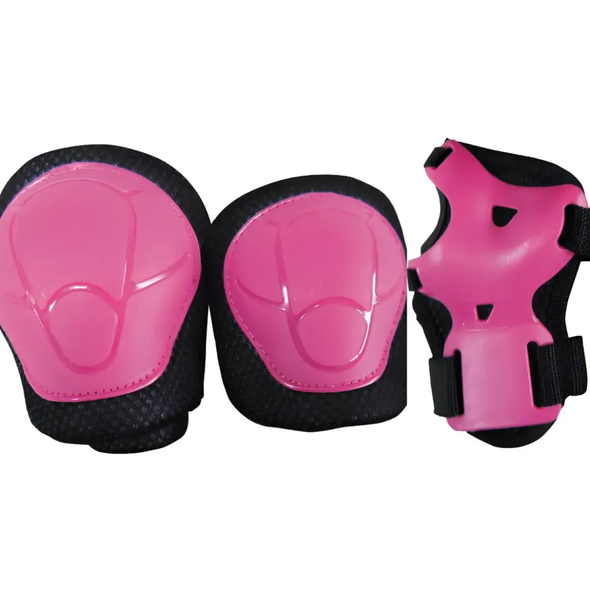 Set Protezioni Bambini Fucsia con Ginocchiere Gomitiere e Polsiere