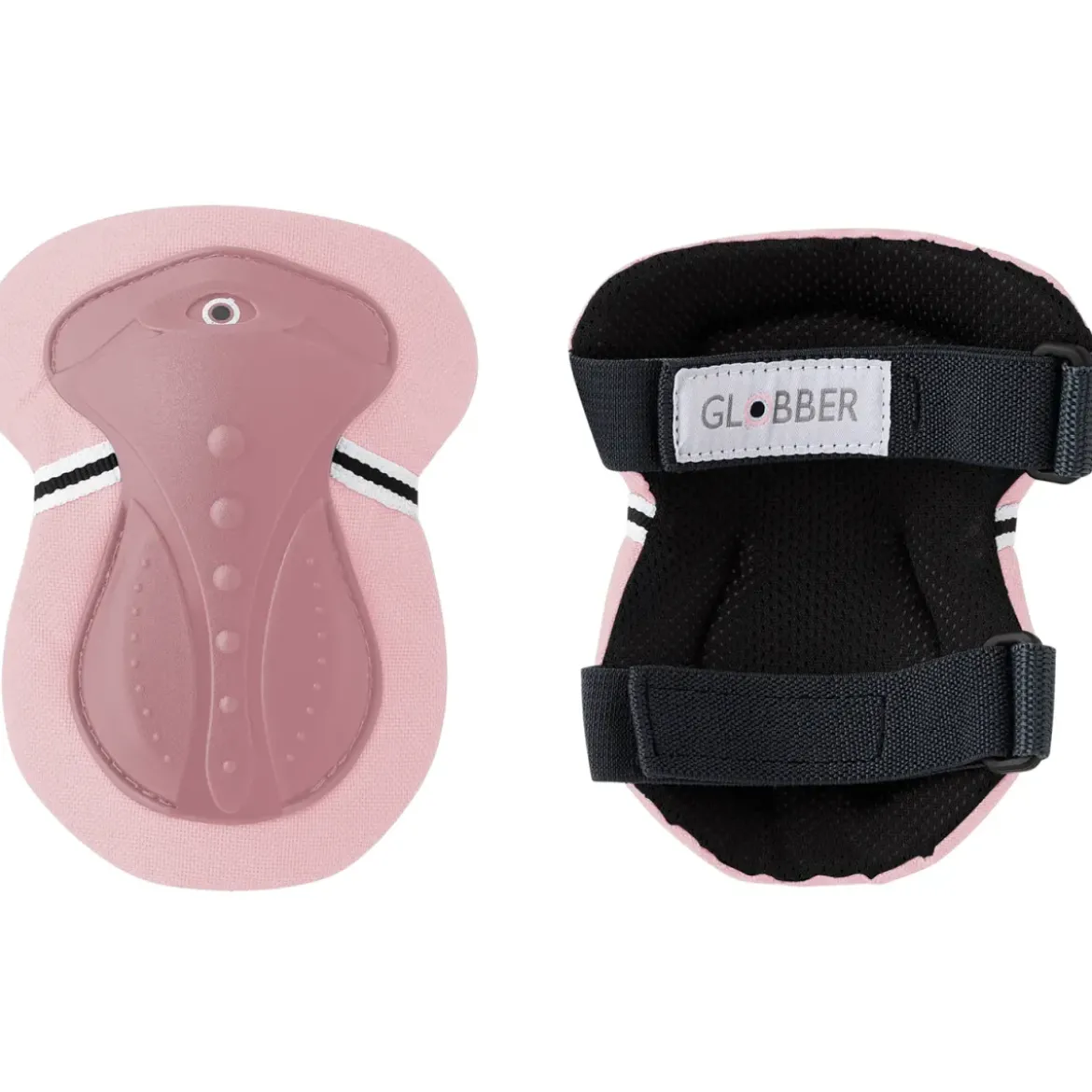 Set Protezioni per Bambini Gomiti Ginocchia Polsi Rosa Pastello XXS