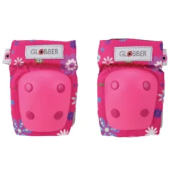 Set Protezioni Rosa per Bimbo Ginocchiere Gomitiere per Bicicletta XXS