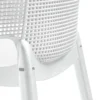 Set 6 Sedie da Esterno Keter Bianco Impilabili Resistenti UV Moderne