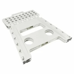 Sgabello Bianco Pieghevole Salvaspazio per la Casa Alto 32 cm in Plastica