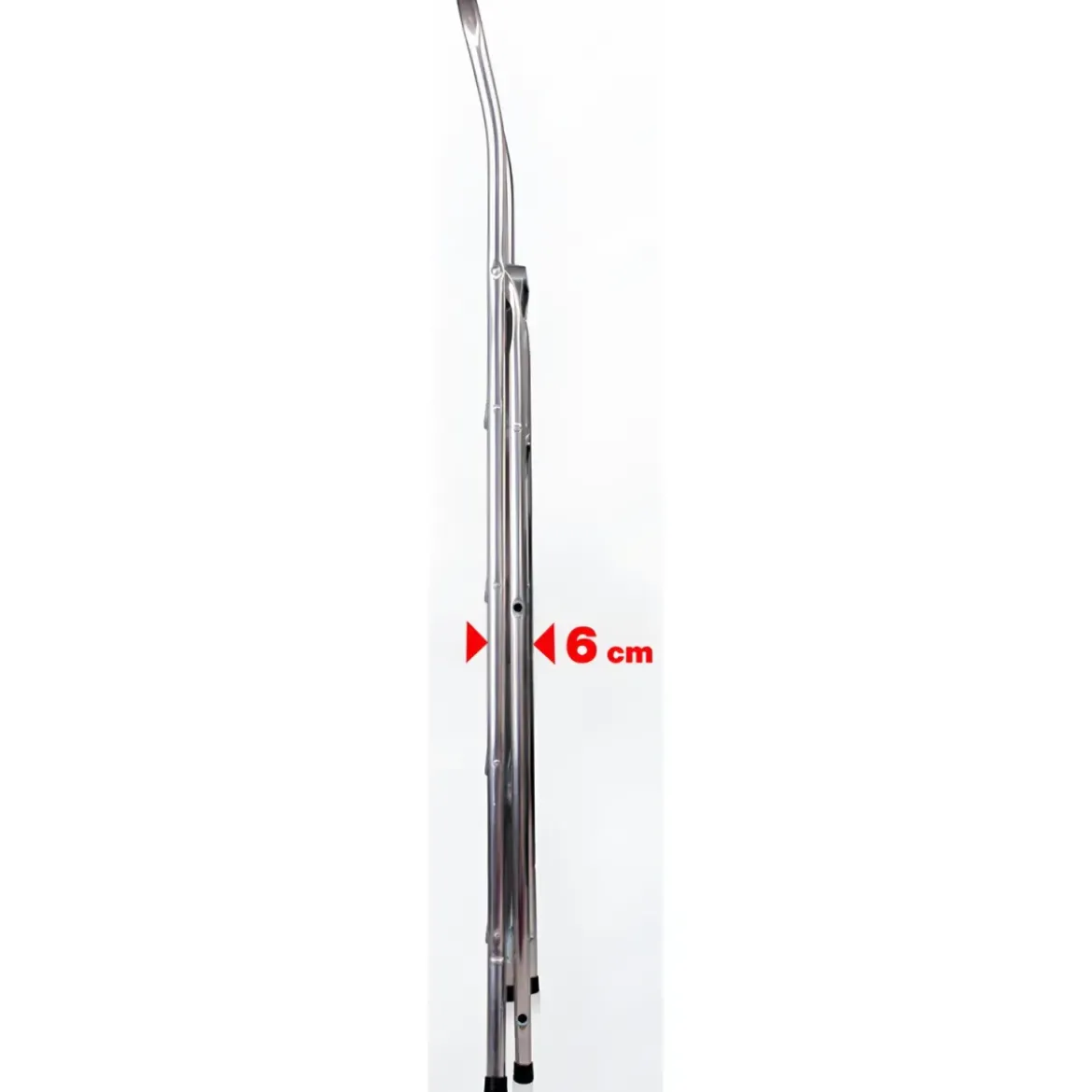 Sgabello Scaletta Pieghevole Facal 3 Gradini 37x25 Acciaio Nero Salvaspazio