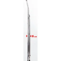 Sgabello Scaletta Pieghevole Facal 4 Gradini Antiscivolo Acciaio Nero