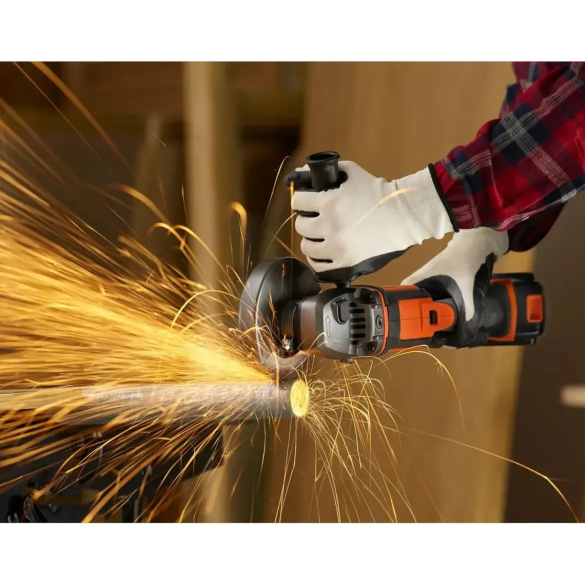 Smerigliatrice a Batteria Disco 125 Black Decker Angolare Flex Trapano Moletta