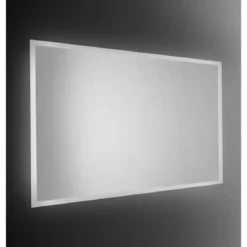 Specchio da Bagno Moderno Rettangolare 100x80 con Illuminazione a Led