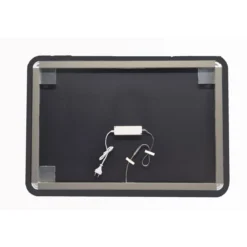 Specchio da Bagno Rettangolare 70x80 da Parete con Illuminazione Perimetrale
