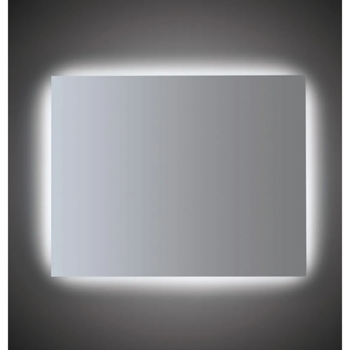 Specchio Moderno con Illuminazione a Led Rettangolare 80x60 da Bagno