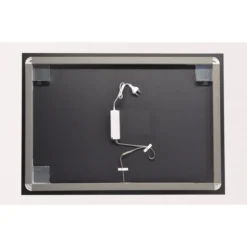 Specchio Moderno Rettangolare da Bagno 110x80 con Illuminazione a Led