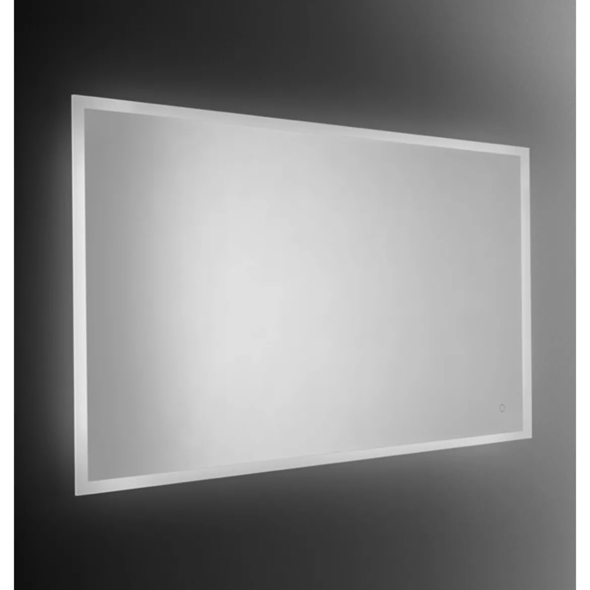 Specchio Rettangolare per Bagno con Illuminazione Perimetrale a Led 80x60