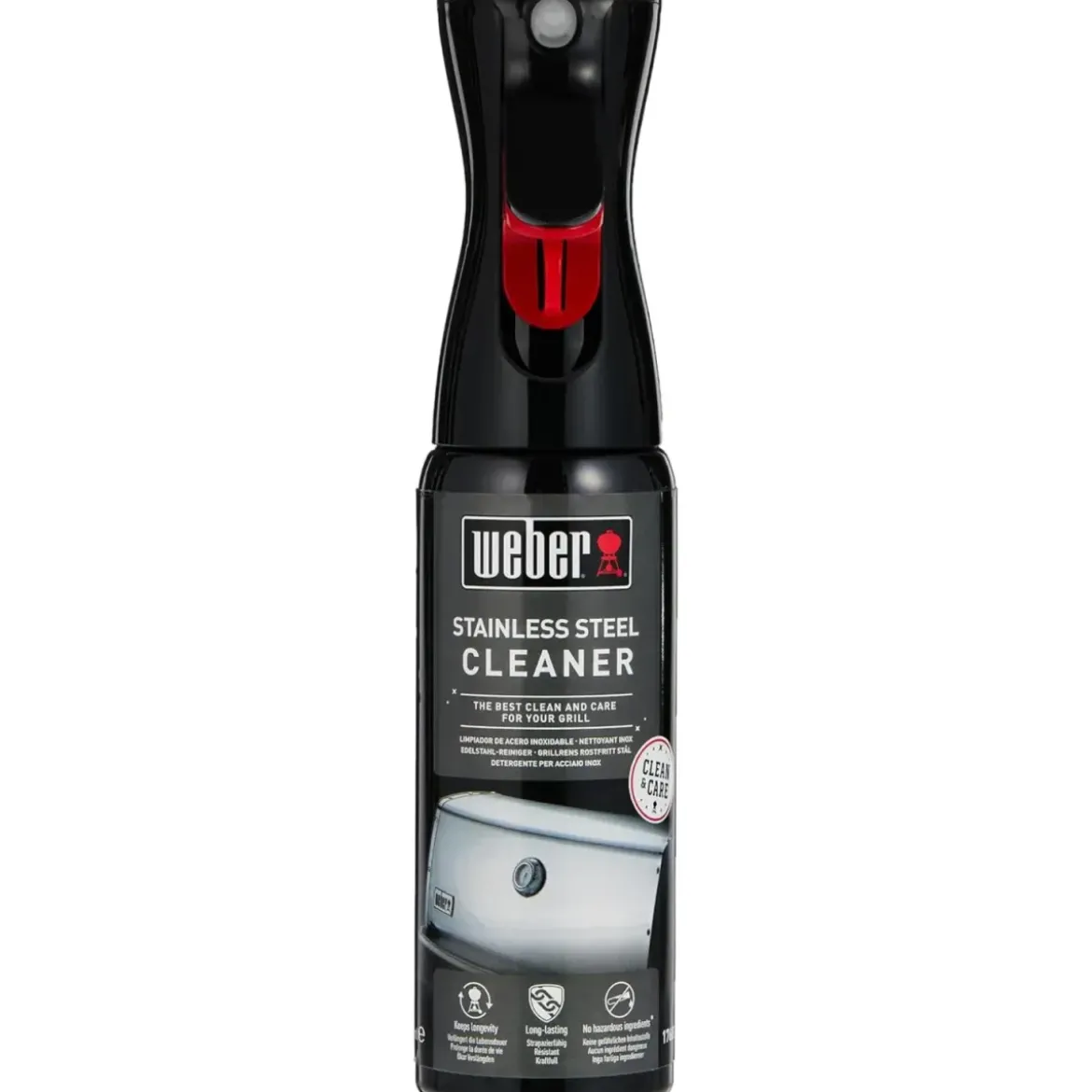Spray Detergente per Acciaio Inox per Barbecue Weber 300 ml