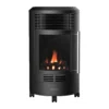 Stufa a Gas 3.4kW Infrarossi Effetto Camino Catalitica Fiamma Vera