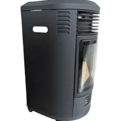 Stufa a Gas 3.4kW Infrarossi Effetto Camino Catalitica Fiamma Vera