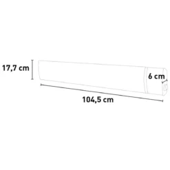 Stufa a Infrarossi WiFi in Ceramica da Esterno 1800W Radiatore per Parete