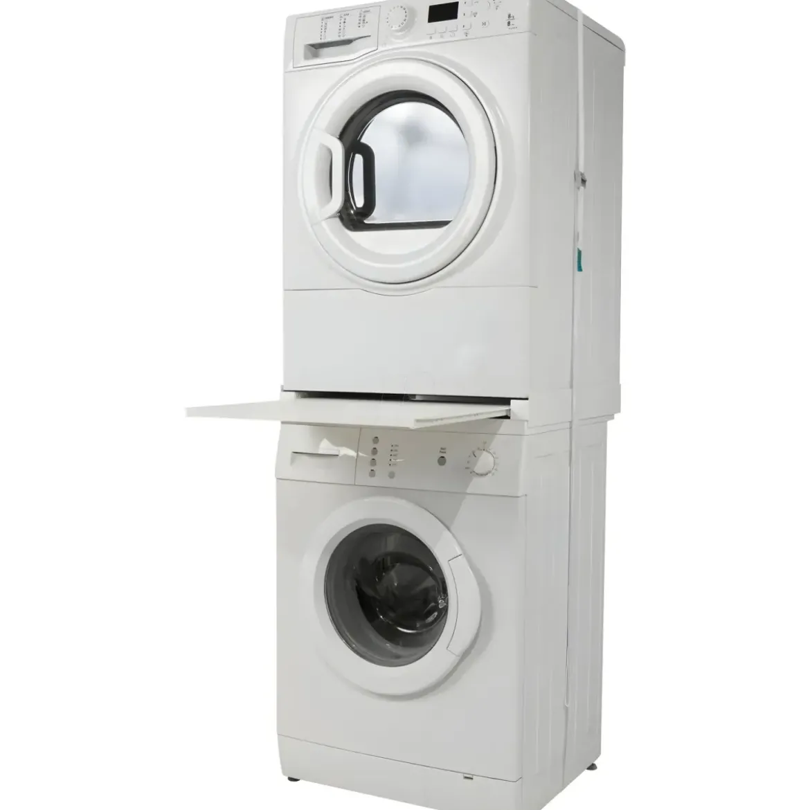 Supporto Sovrapposizione Lavatrice Asciugatrice 60x60 Ripiano Estraibile