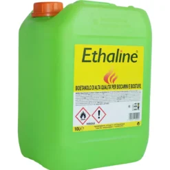 8 Taniche Bioetanolo Naturale 10L Combustibile Ecologico per Biocamini