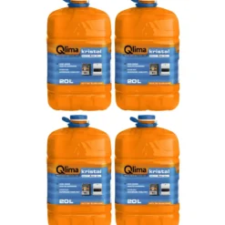 4 Taniche Combustibile Liquido Stufe Portatili 20L Paraffina Premium